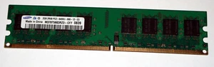 2 GB DDR2-RAM 240-pin 2Rx8 PC2-6400U  non-ECC 800 MHz 'Samsung M378T5663RZ3-CF7' - Photo 1/2