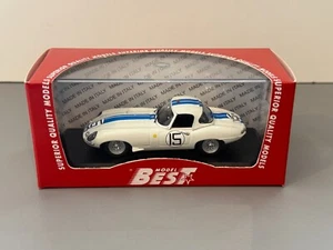 BEST 1:43 JAGUAR E TYPE SPYDER LE MANS 1963 CUNNINGHAM 9151/2 - Picture 1 of 6