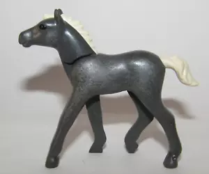 Playmobil cavallo pony grigio in miniatura - Colt - C54 - Foto 1 di 3