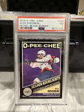 Alex Ovechkin 2019-20 O-Pee-Chee Retro #599 29/100 PSA SP