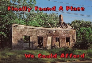 Rundown House We Can Afford Humor Funny Vintage Postcard - Picture 1 of 2