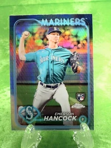 Emerson Hancock RC - Rifrattore a prisma - 2024 Topps Chrome #245 Seattle Mariners - Foto 1 di 11