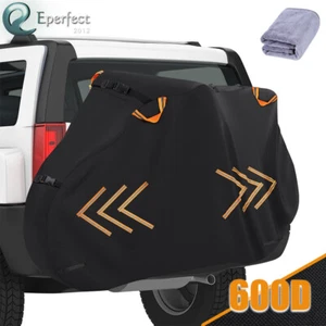 Bike Cover for Transport on Rack 600D Waterproof Travel Bicycle Covers Storage - Picture 1 of 11
