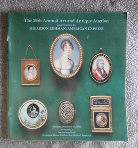 Sotheby's catalog: 1984 29th Annual Art and Antique Auction Dec. 11, 1984 PB GC - Picture 1 of 11