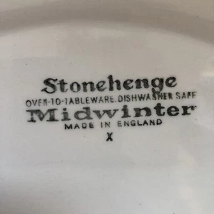 Midwinter Stonehenge White 12" Oval Serving Platter Oven to Table England - Picture 1 of 8