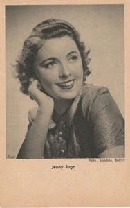 Tarjeta de autógrafo de Jenny Jugo Ross-Verlag actriz película muda película sonora - Imagen 1 de 1