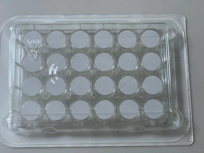 Reprocell AVP006 24 well plate with lid + Alvetex Scaffold Membrane - 1 PC - Imagen 1 de 4