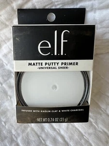 e.l.f. Matte Putty Primer Universal Sheer Infused w/Kaolin Clay & White Charcoal - Picture 1 of 3