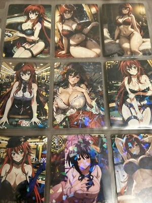 Sexy Himejima Akeno High School DxD Goddess Anime Doujin Waifu Art Card  9 - Image 1 of 4
