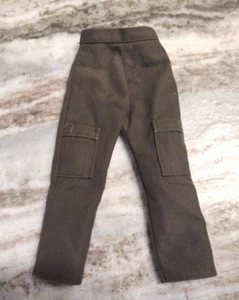 GI Joe 12 Action Figure Casual Pants Trousers 2 Front Pockets Dark Green TG - Picture 1 of 3