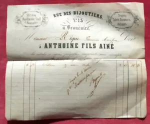 Beaucaire 1857 - Anthoine Fils Ainé - Draperie - Toilerie ! - Picture 1 of 2