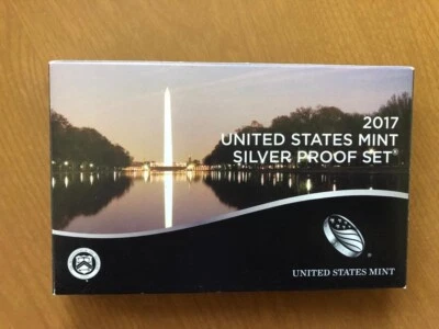 2017 S United States Mint 10 Coin Silver Gem Proof Set Original Packaging - Image 1 of 3
