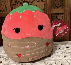 Squishmallow Valentines 2025 10 pouces chocolat trempé écarlate NEUF avec étiquettes RARE - Photo 1 sur 5