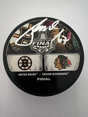 Disco de hóquei assinado por Michael Frolik Blackhawks 2013 Stanley Cup Dueling com certificado de autenticidade - Imagem 1 de 3