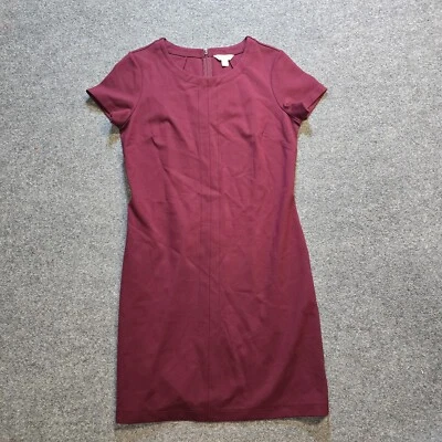 Платье женское Brooks Brothers размер большой красное приталенное красное флисовое карандаш капсула - Изображение 1 из 4