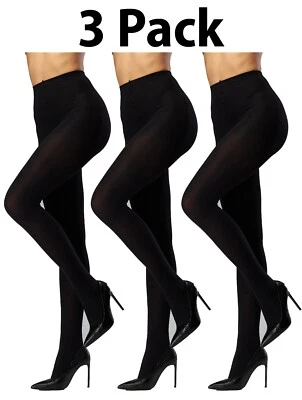 J-B-T 3 Pairs Microfibre Tights 60 Den or 40 Den Size S - XXL