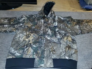 NFL Dunbrooke Indianapolis Colts Realtree Camo Hooded Coat 3x - Picture 1 of 7