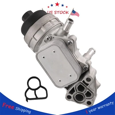 Carcasa de filtro de aceite de motor 1.6T/2.0T de aluminio apta para Mercedes Benz A200 CLA200 Foto 1 de 4