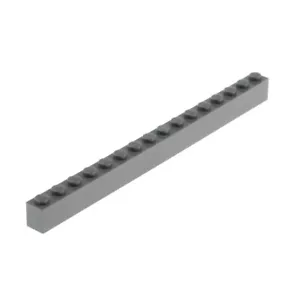 1x Lego Piedra Construcción 1x16x1 Nuevo Gris Oscuro Star Wars Harry Potter 4210783 2465 - Imagen 1 de 1