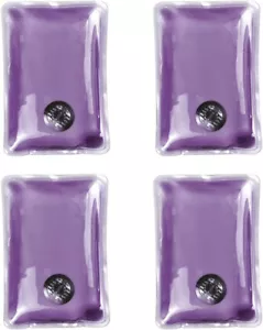 4 Heats In A Click Instant Reusable Small Purple Hand Warmers Heat Pad Portable - Picture 1 of 1