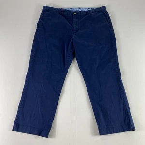 Tommy Bahama Boracay Pantalones Para Hombres 40x28 Azul Calce Clásico Elastizado Isla Chino - Imagen 1 de 9