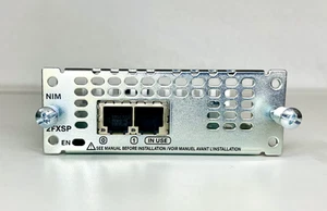 Cisco NIM-2FXSP 2-Port Network Interface Module - Picture 1 of 3