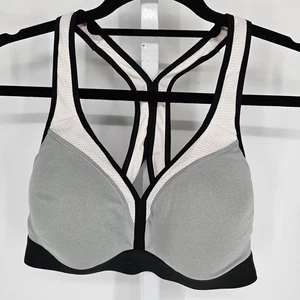 Champion Womens Sz XL Lightly Padded Medium Impact Sports Bra Gray - Picture 1 of 3