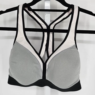 Sujetador deportivo Champion para mujer talla XL ligeramente acolchado impacto medio gris Foto 1 de 3