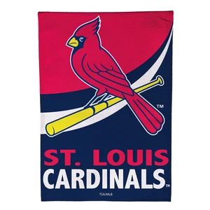 St Louis Cardinals Burlap Flag House Size - Picture 1 of 1