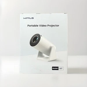 WiMiUS S27 Mini Beamer【Automatische Trapezkorrektur】 WiFi Bluetooth Beamer - Bild 1 von 3