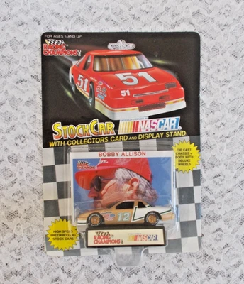 1991 Nascar Racing Champions Bobby Allison #12  Die Cast StockCar 1:64 Scale - Image 1 of 3