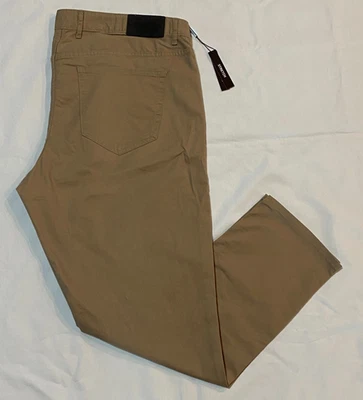 NWT-Michael Kors Men's 40x30 parker Slim fit Cotton/chino pant-khaki - Image 1 of 4