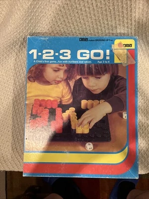 VINTAGE 1970 Discovery Toys 1-2-3 GO !  Board Game by: Orda (Made In Israel) - Image 1 of 4