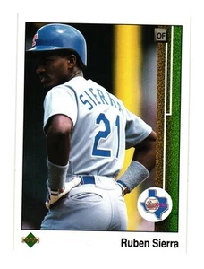 1989 Upper Deck #416 Ruben Sierra Texas Rangers - Picture 1 of 2