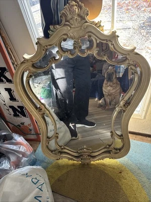 espejo de pared antiguo grande Foto 1 de 4