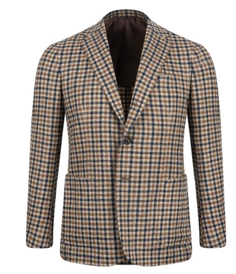 STILE LATINO handmade blazer US 42 EU 52 wool cashmere multicolor V. Attolini - Image 1 of 4