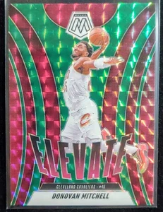 Mosaico de baloncesto Donovan Mitchell 2024-25 Panini #5 elevado mosaico verde Prizm - Imagen 1 de 2