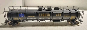 Overland Models HO Scale Brass 61' Liquid Air Tank Car 15,000 Gal UTLX #89014 - Bild 1 von 10