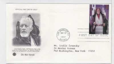 TurtlesTradingPost- Star Wars- Obi-Wan Kenobi #4143i FDC 2007- Artcraft - Image 1 of 2
