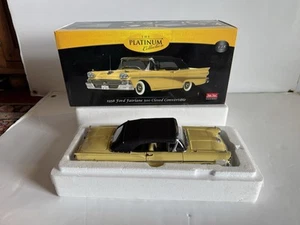 1958 Ford Fairlane 500 SUNGOLD 1:18 Closed Convertible Sun Star 5281 - Picture 1 of 19