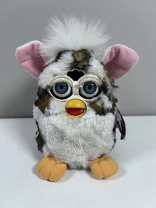 Vintage Original Furby Snow Leopard With Tag.Brown/White. Furby Collectibles - Picture 1 of 9