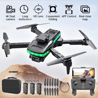 4K Drohne Dual Kamera Drone RC Quadcopter Anfänger Faltbar Fotografieren Drohne - Bild 1 von 4