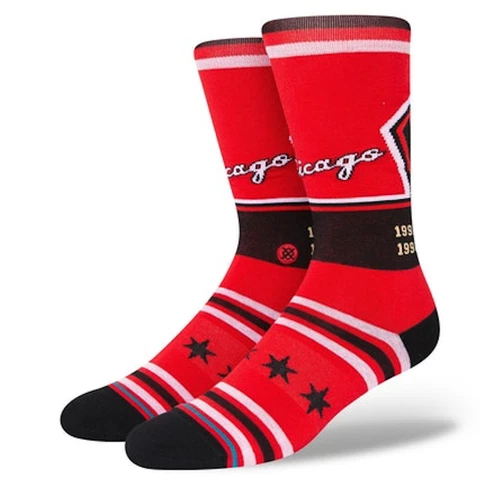 Chicago Bulls NBA Basketball Stance 2021/2022 City Edition Socks Size Large Cover