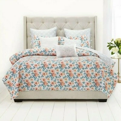 Nicole Miller New York 9-Piece Flowerfield King Quilt Set - Image 1 of 4
