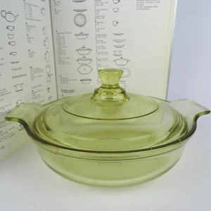 Jenaer Glas Raso Therm, Auflaufform m. Deckel 3036, Entwurf W. Wagenfeld 1933-35 - Bild 1 von 6