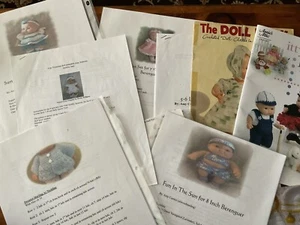 Patterns - Sewing  & Crochet- Up To 7” Baby Doll - Picture 1 of 2