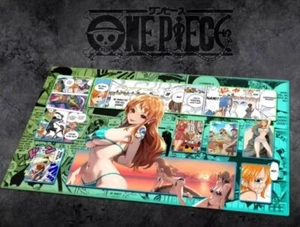 One Piece TCG MANGA NAMI WAIFU BIKINI Playmat style play mat OPCG - Picture 1 of 1