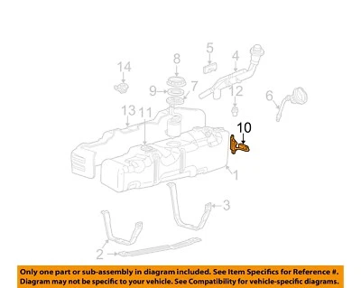 Unidad transmisora de combustible Ford OEM 99-04 F-250 Super Duty F81Z9A299AG Foto 1 de 2