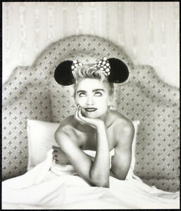 MADONNA POSTER PAGE . LIKE A VIRGIN PAPA DONT PREACH MATERIAL GIRL . T75