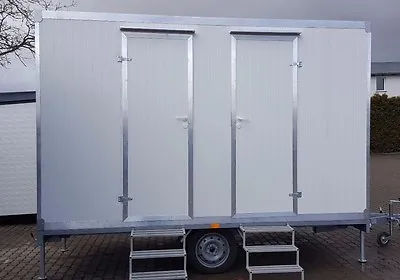 WC Anhänger Toilettenwagen Mobile Toilette Mit Doppel-WC - Klowagen • 12560.12€